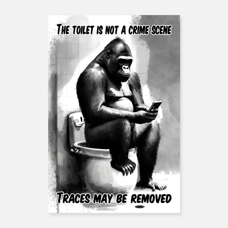 Dire bagno Poster 60x90 cm