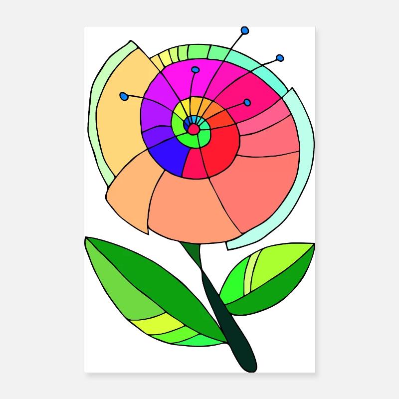 Blume Poster 60x90 cm
