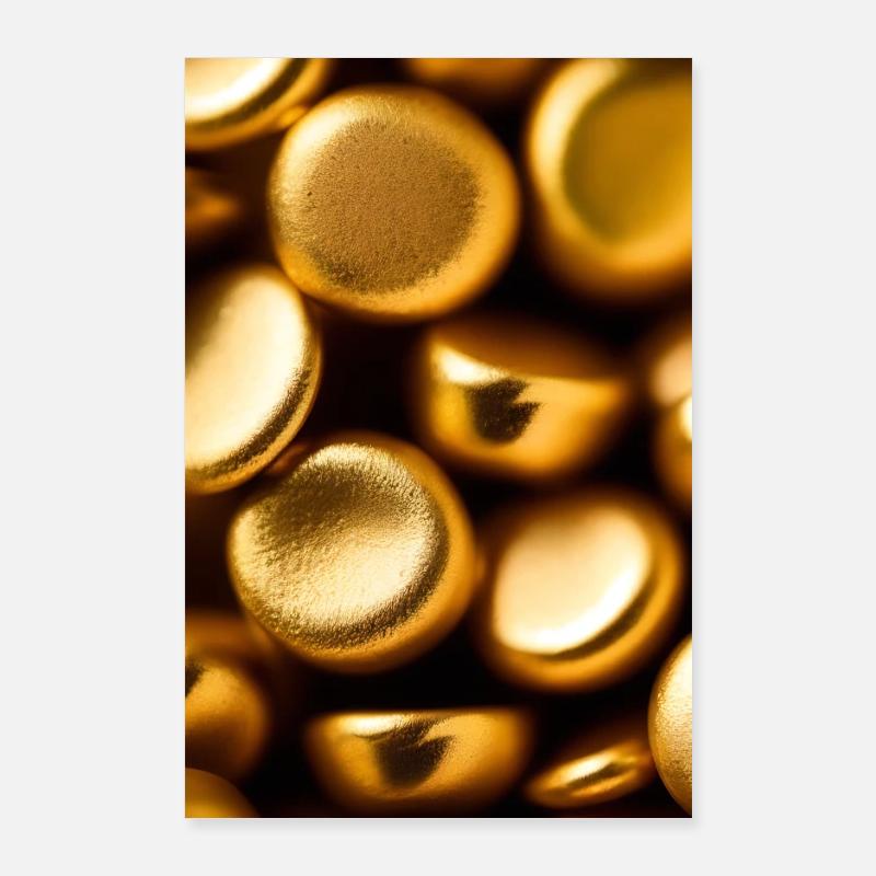 Gold Pieces Poster 24" x 35" (60x90 cm)