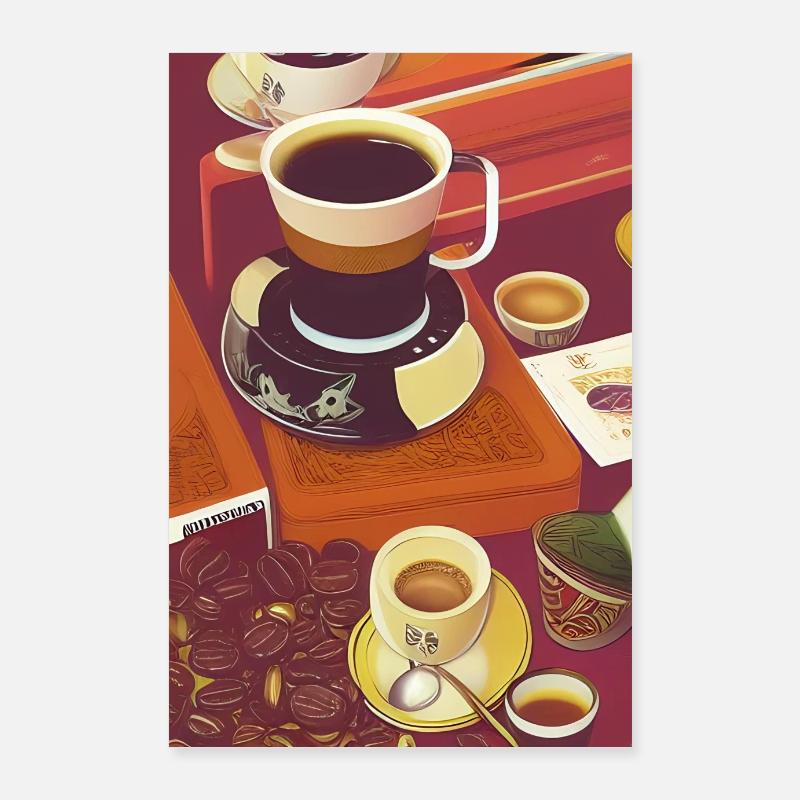 Coffee, coffee beans Poster 24" x 35" (60x90 cm)