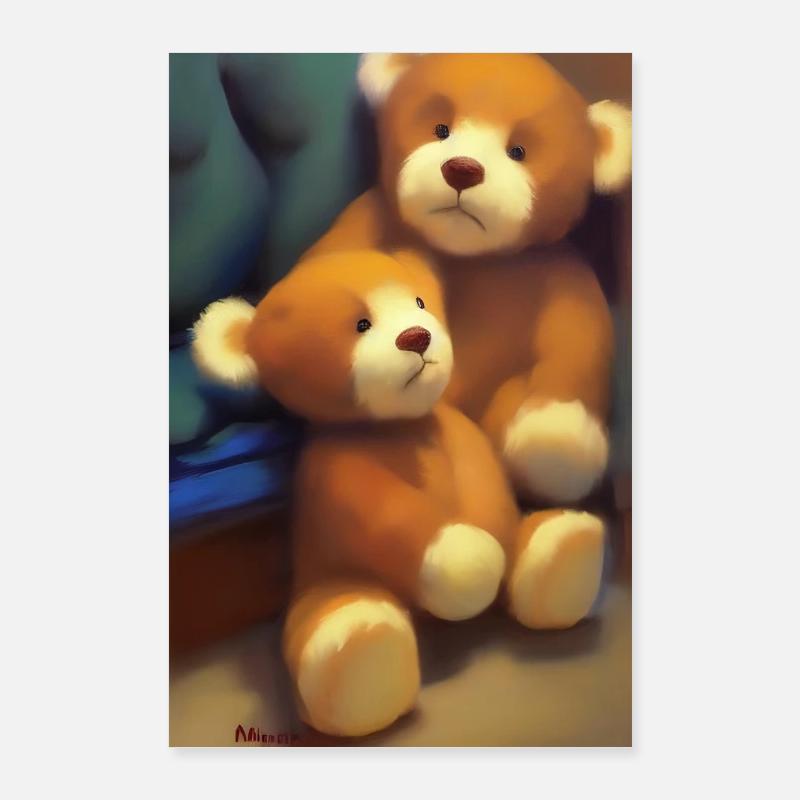 Teddybär Poster 60x90 cm