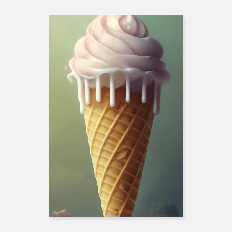 Eiscreme Poster 60x90 cm