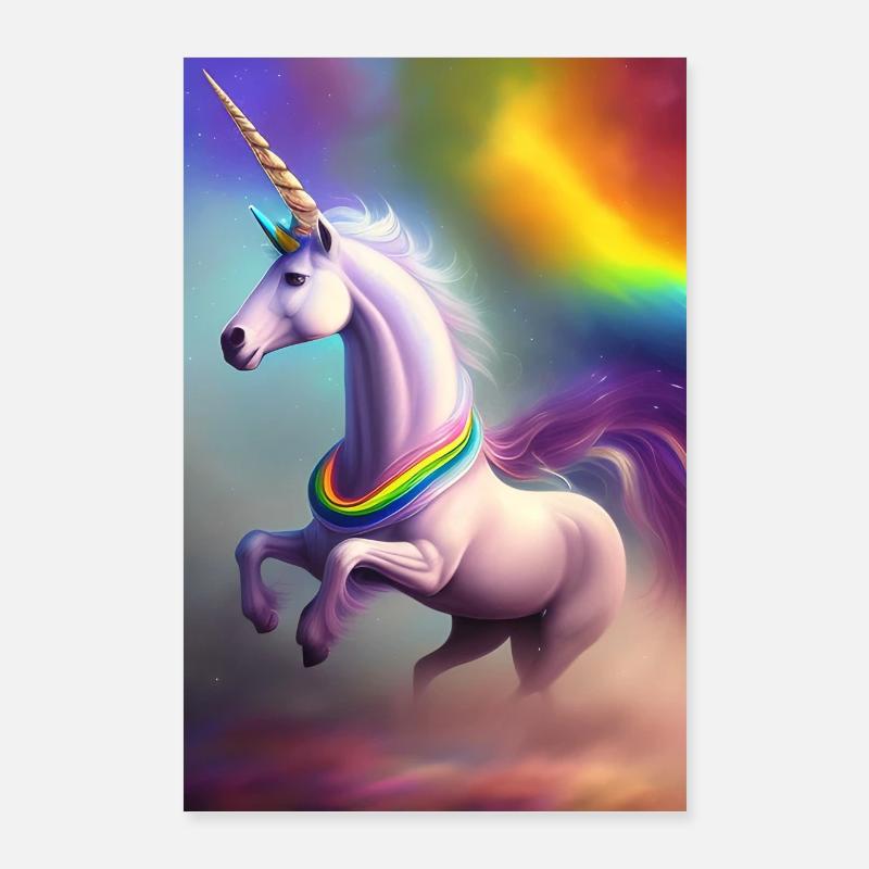 Einhorn Poster 60x90 cm