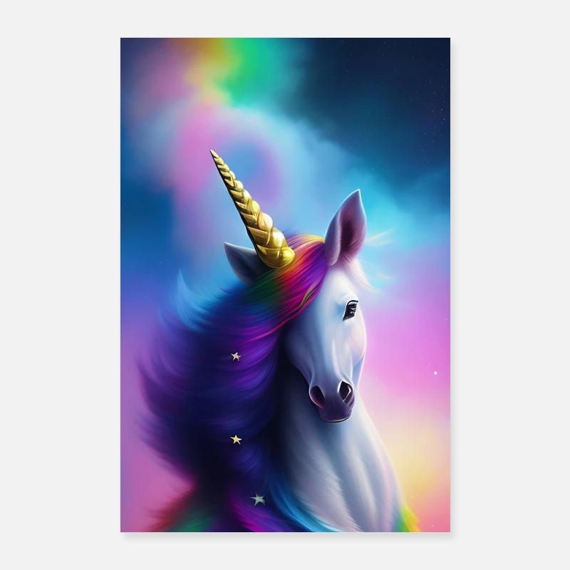 Einhorn Poster 60x90 cm