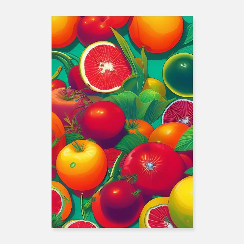 Früchte Poster 60x90 cm