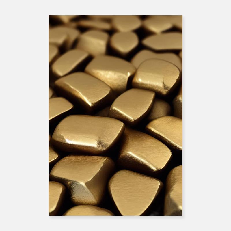 Guld Poster 60x90 cm