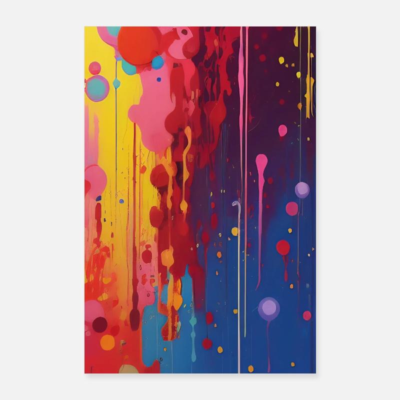 Art abstrait Poster 60 x 90 cm