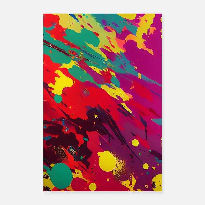 Art abstrait Poster 60 x 90 cm