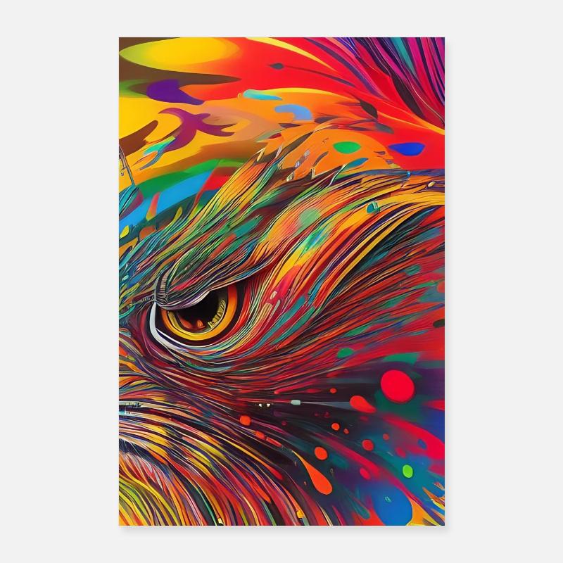 Art abstrait Poster 60 x 90 cm