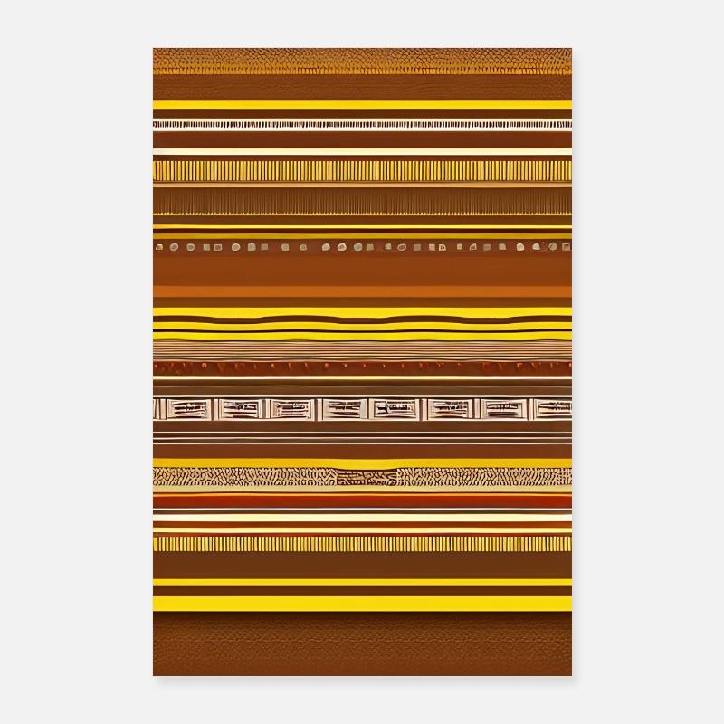 Vintage Pattern Poster 24" x 35" (60x90 cm)