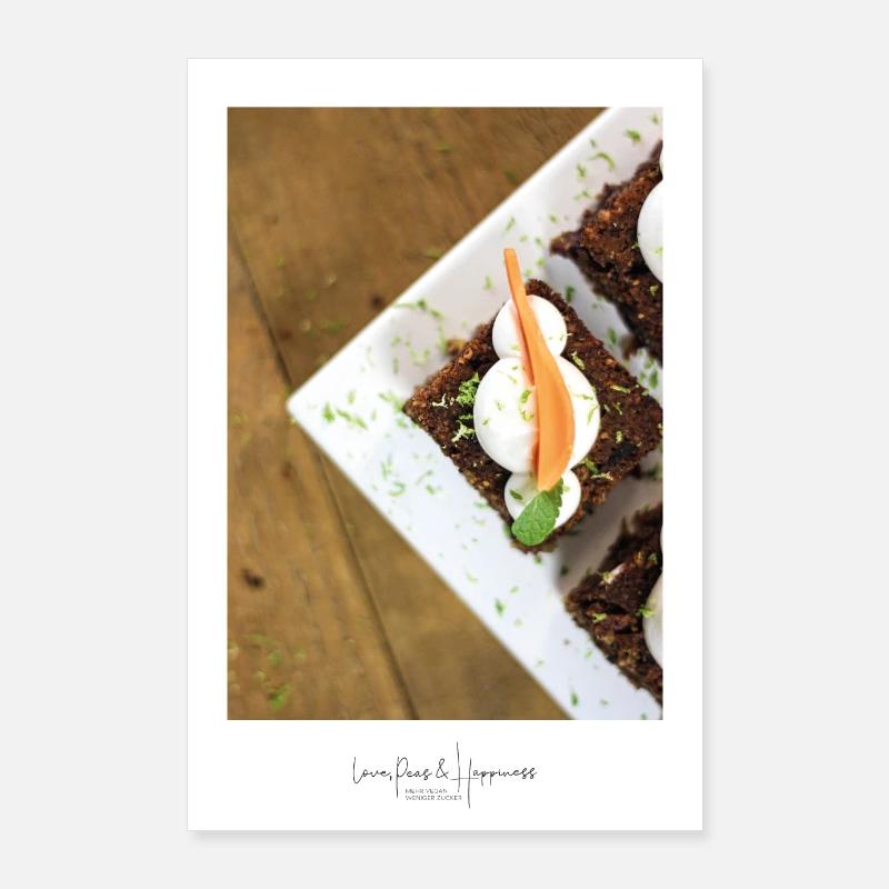 Torta di carote Poster 60x90 cm