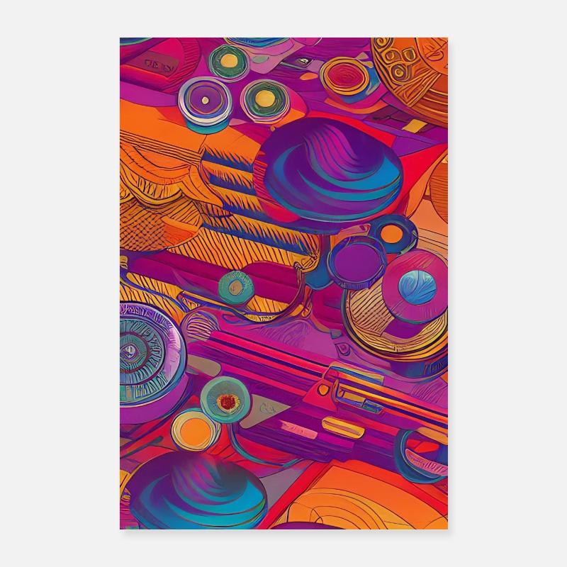 Modèle rétro Poster 60 x 90 cm