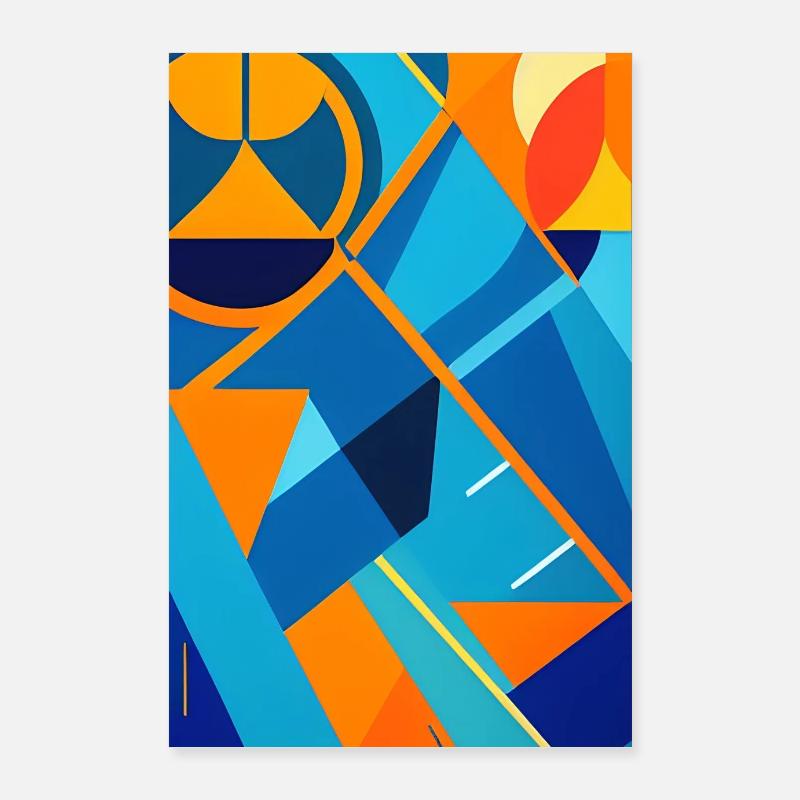 Art abstrait Poster 60 x 90 cm