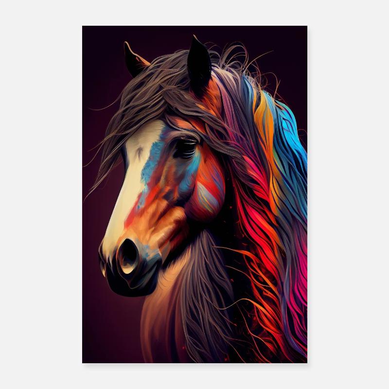 Equitation Equitation Equitation Saut d’obstacles Poster 60 x 90 cm