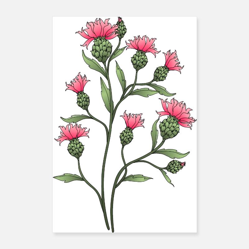 Blumen Poster 60x90 cm