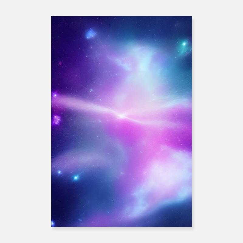 Galaxy billede Poster 60x90 cm