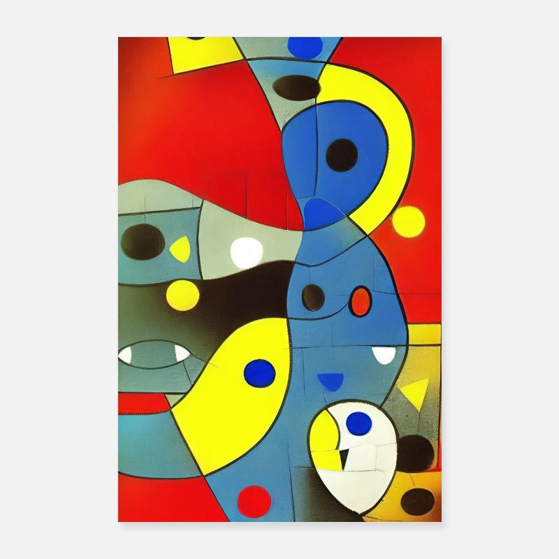 Art abstrait Poster 60 x 90 cm