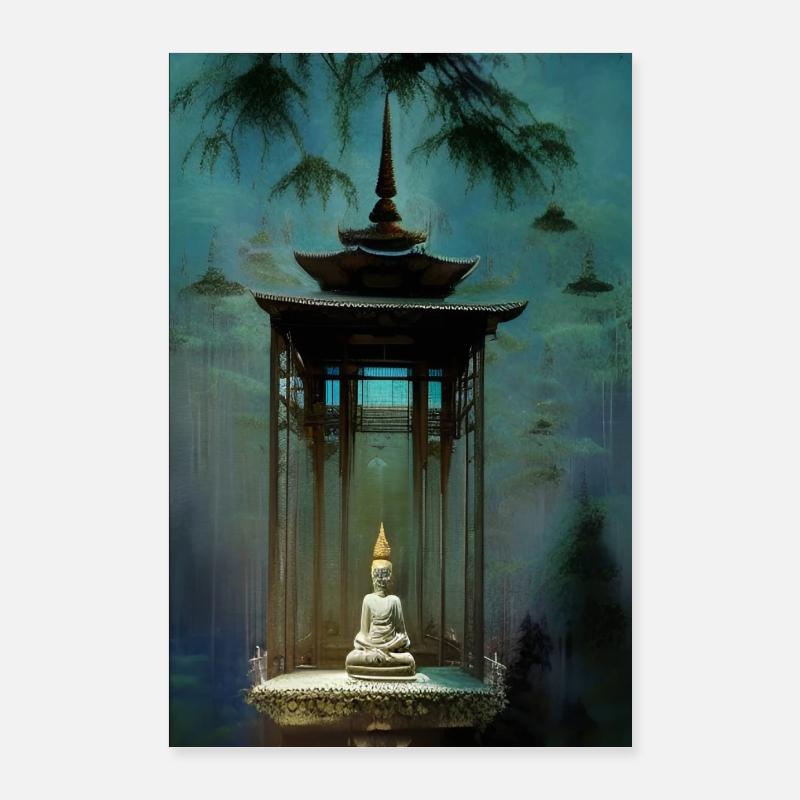 Tempel Poster 60x90 cm