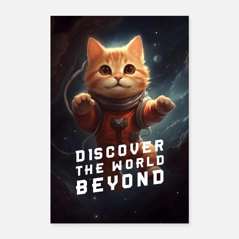 Discover The World Beyond Poster 24" x 35" (60x90 cm)