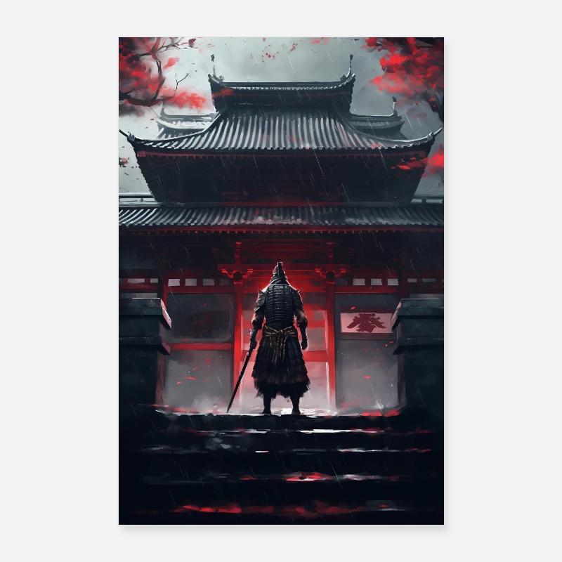 Japan Samurai Warrior Japanese Poster 24" x 35" (60x90 cm)