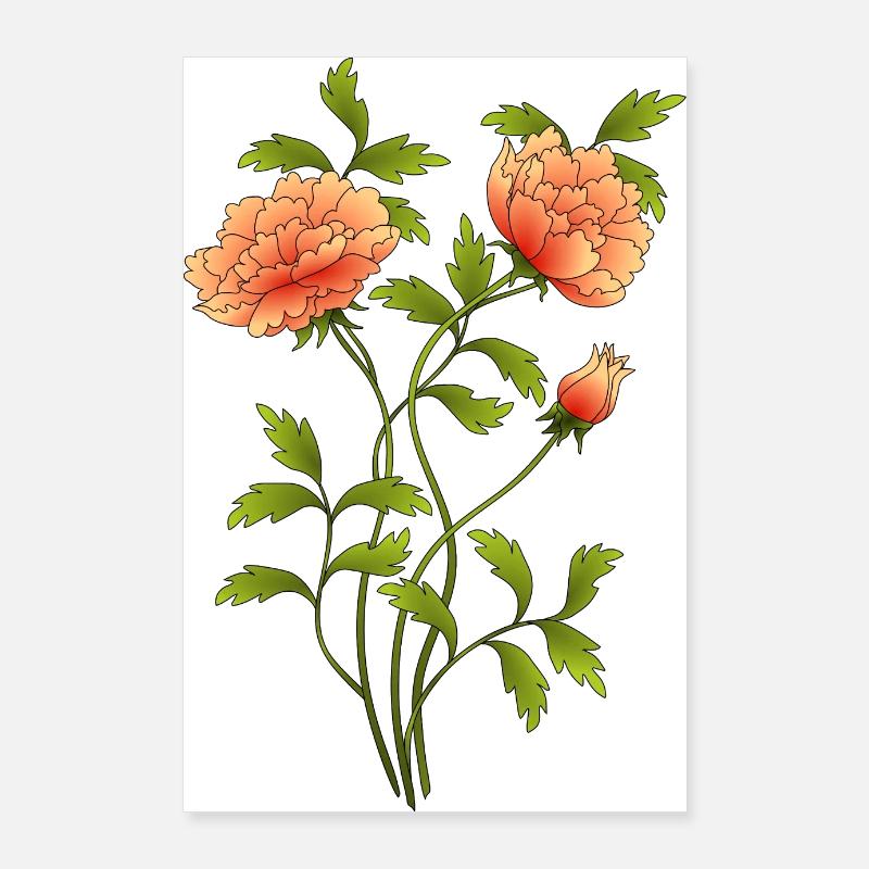 Fleur Poster 60 x 90 cm