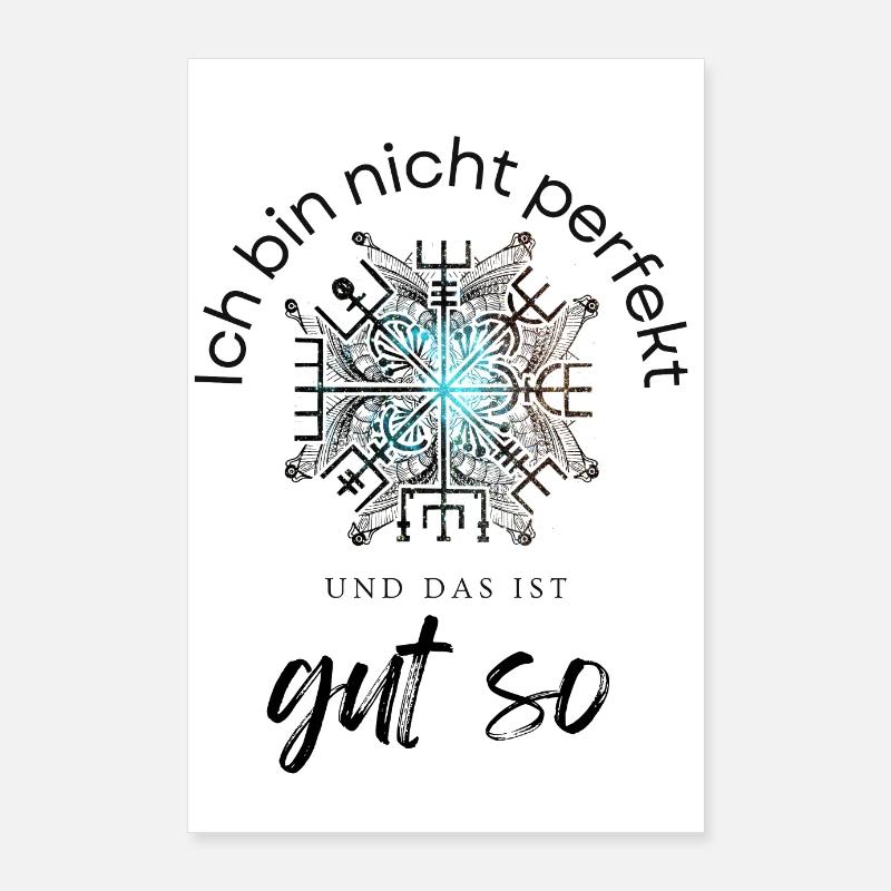 POSITIVE EINSTELLUNG MINDSET Motivation Poster 60x90 cm