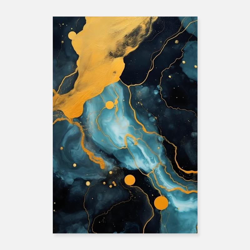 Marble Natural Stone Texture Poster 24" x 35" (60x90 cm)