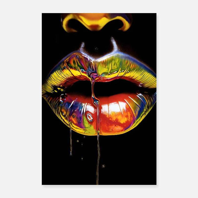 Lèvres Poster 60 x 90 cm