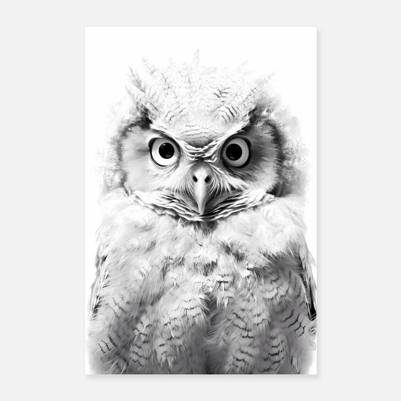 Eule Vogel Tier Eulen Poster 60x90 cm