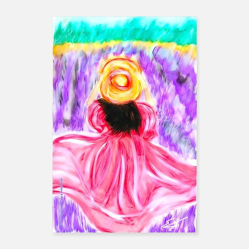 « infinite » Poster Acryl Paint par Marco Eckenbrecht Poster 60 x 90 cm