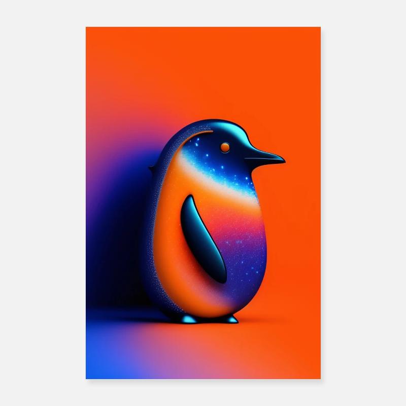 Pingouin Poster 60 x 90 cm