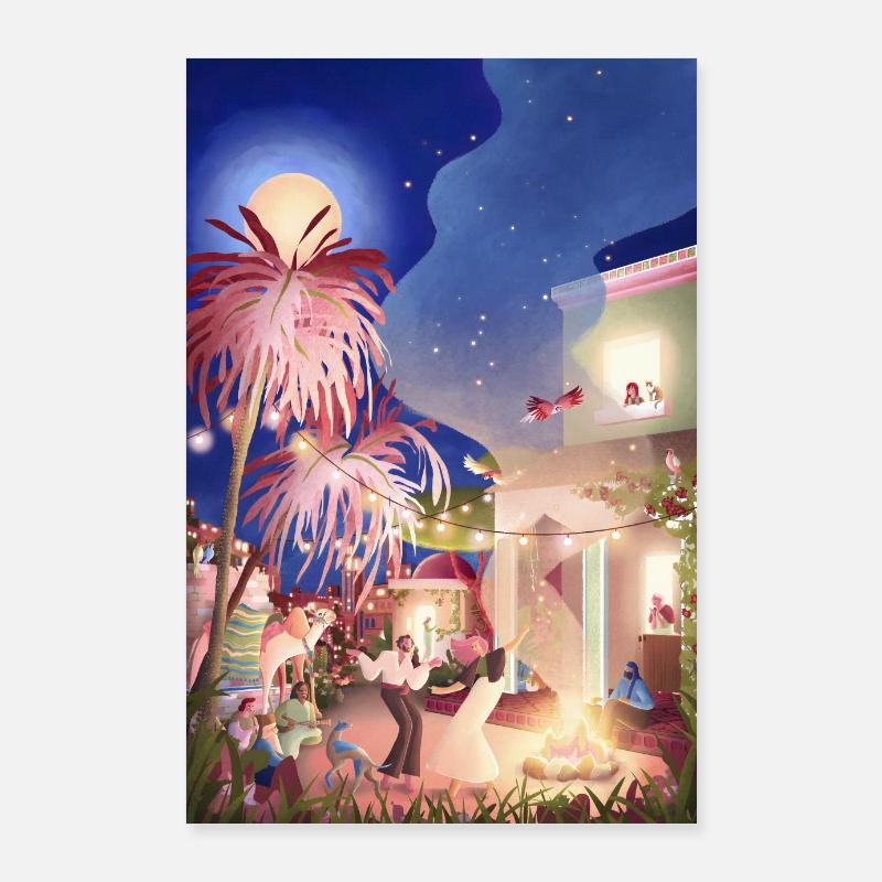 Oriental magic Poster 24" x 35" (60x90 cm)