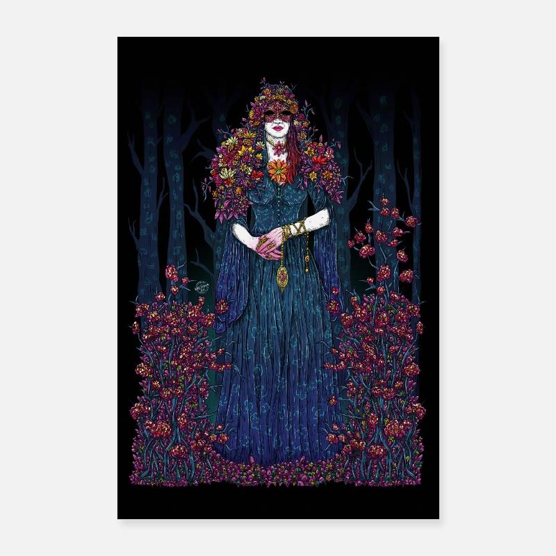 Forest witch Poster 24" x 35" (60x90 cm)