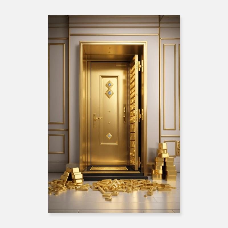 Voûte d’or Poster 60 x 90 cm