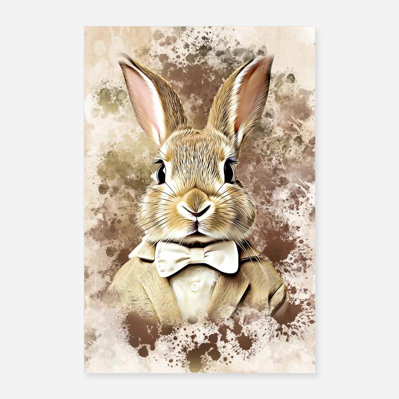 Mr Rabbit Poster 24" x 35" (60x90 cm)