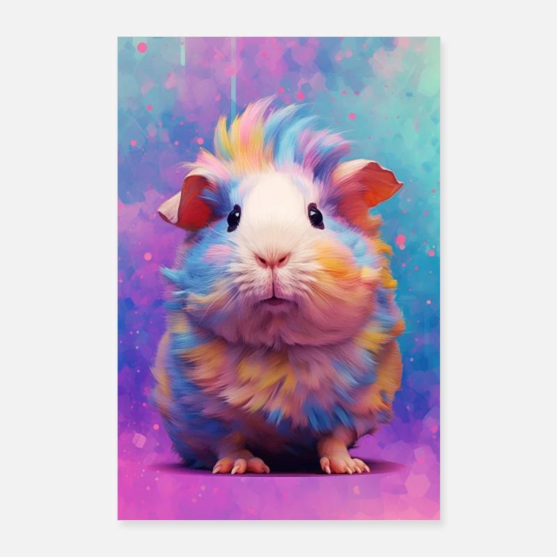 Cochon d’Inde Animal Poster 60 x 90 cm