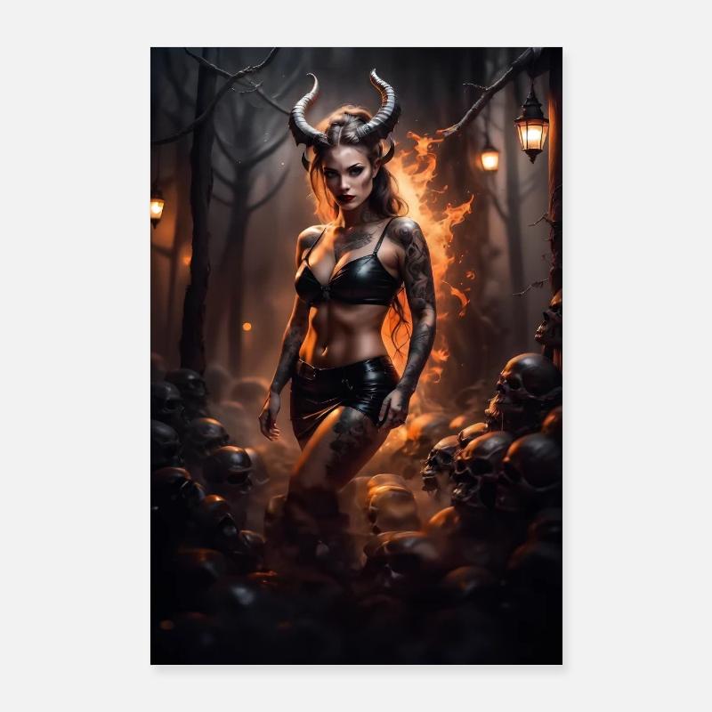 Dämonen Poster Poster 60x90 cm