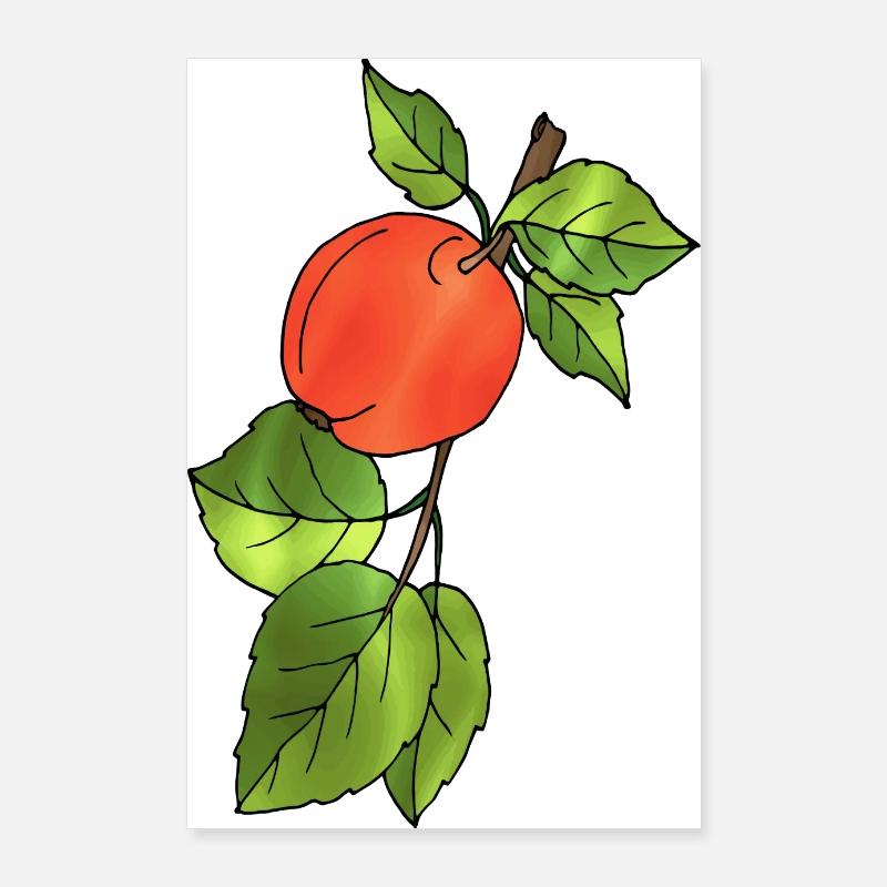 Apfel Poster 60x90 cm