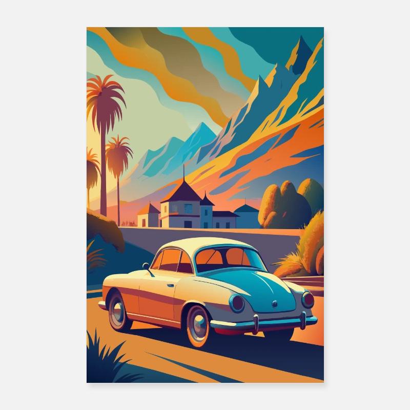 Rustikale Ausstrahlung Poster 60x90 cm