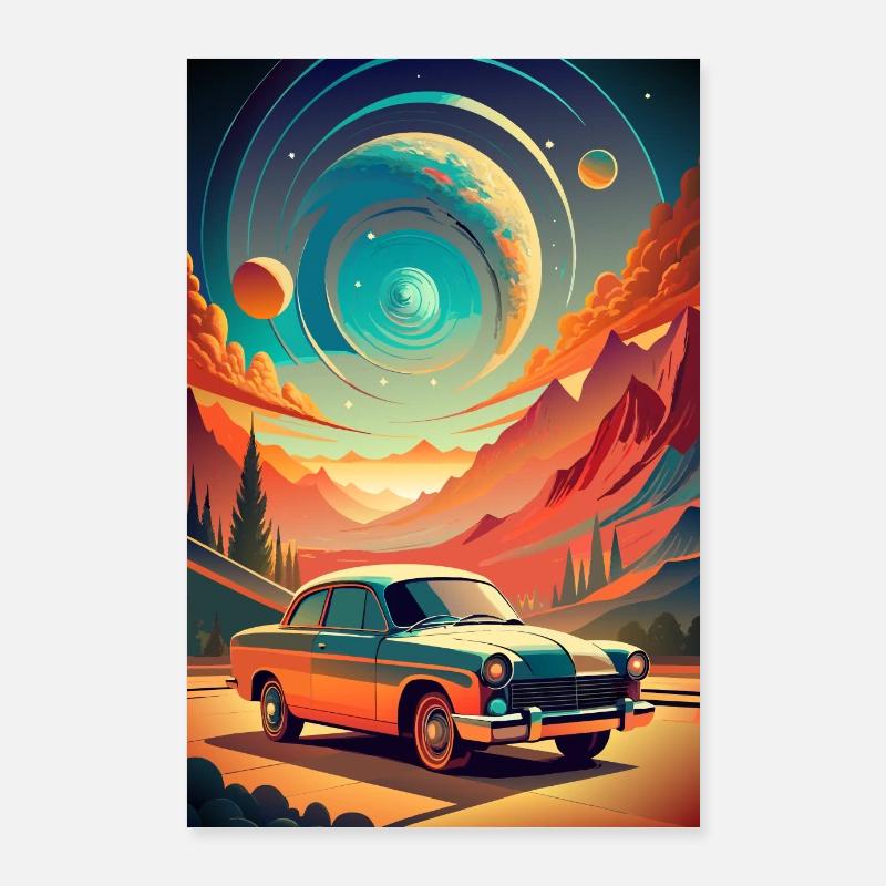 Kosmische Konstellationen Poster 60x90 cm