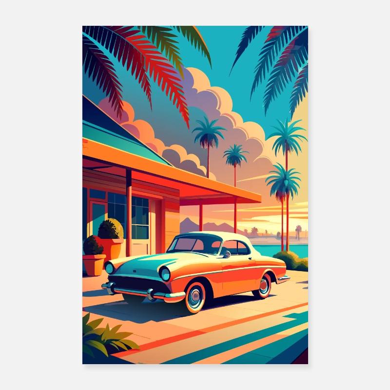 Korallendach Poster 60x90 cm