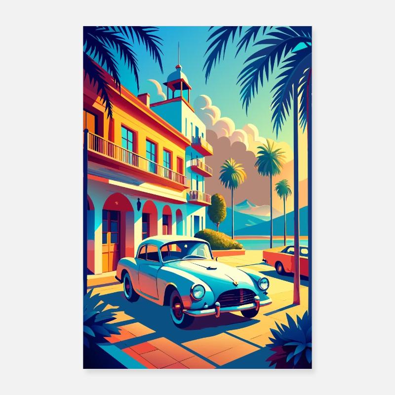 Soirée Saphir Poster 60 x 90 cm