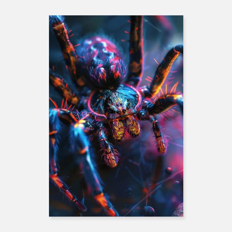 Araignée, Araignée, Tarentule, Araignées Animales Poster 60 x 90 cm