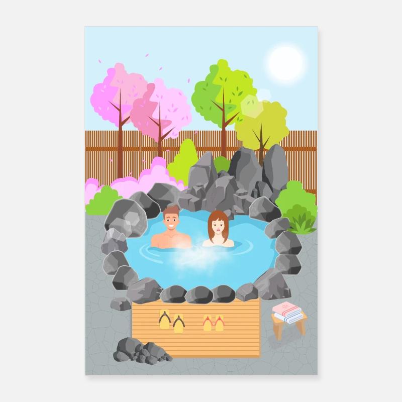 La source Poster 60 x 90 cm