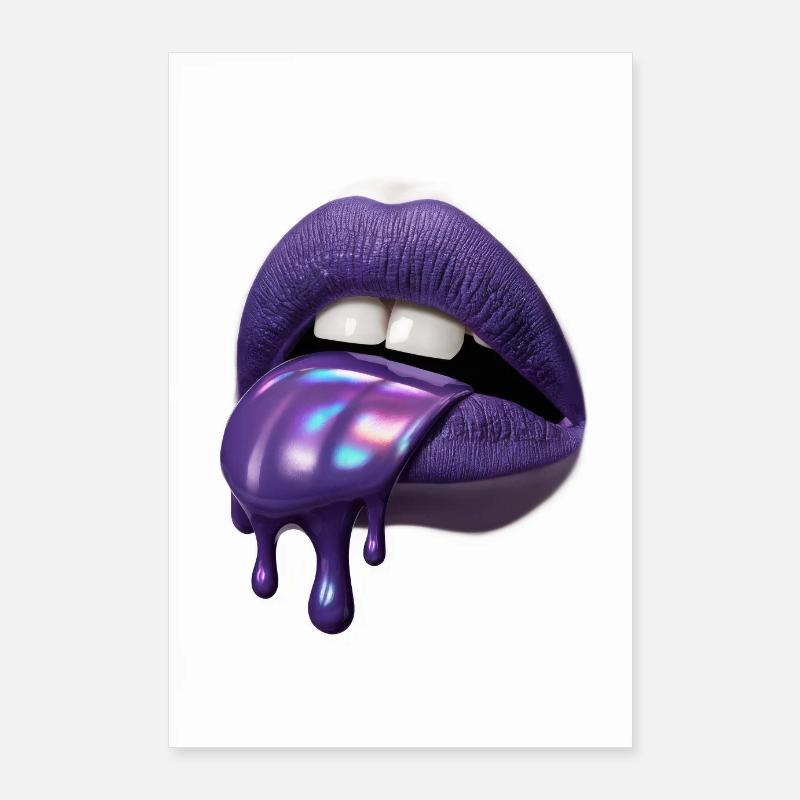 Funny Humor Irony Saying Lips Poster 24" x 35" (60x90 cm)