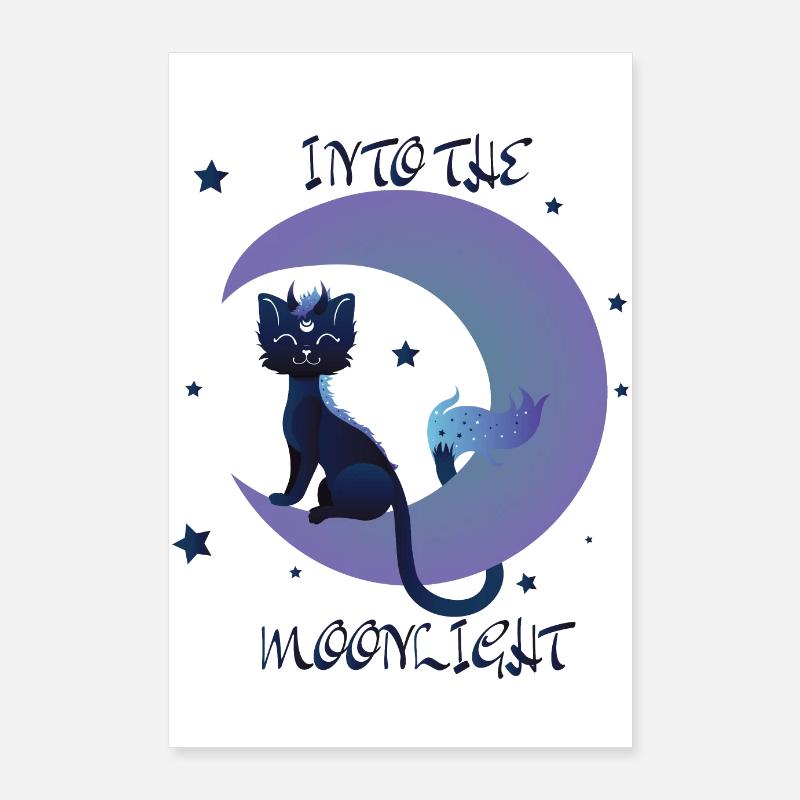 Into the Moonlight Poster 24" x 35" (60x90 cm)