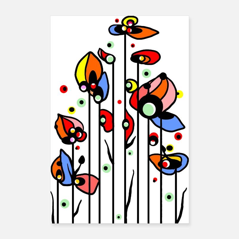 Fleur Poster 60 x 90 cm