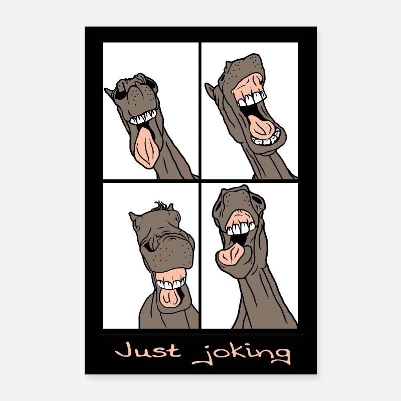 "Just joking" Poster 60x90 cm