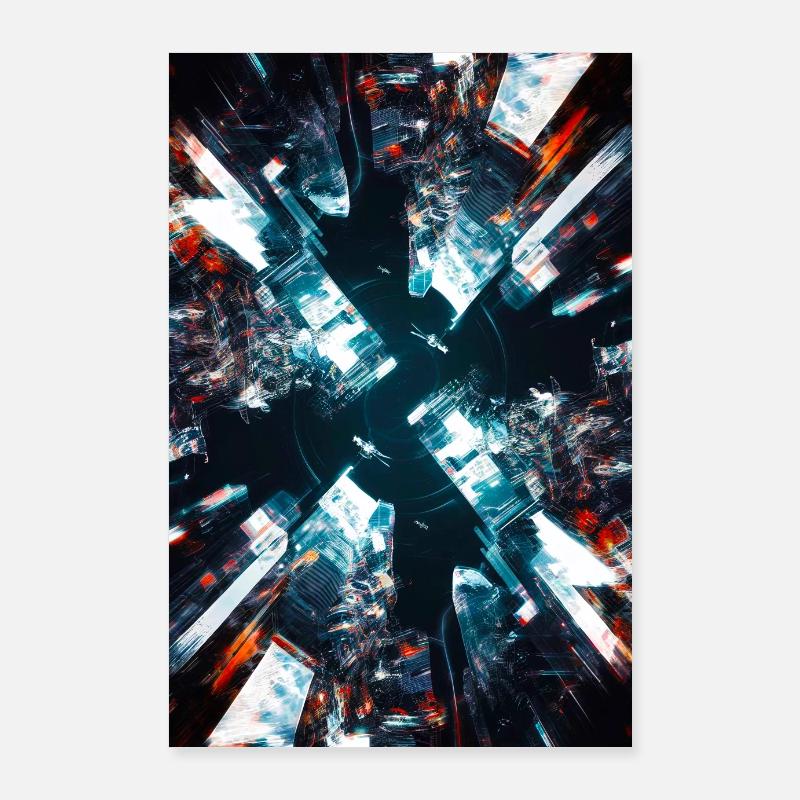 Art abstrait Poster 60 x 90 cm