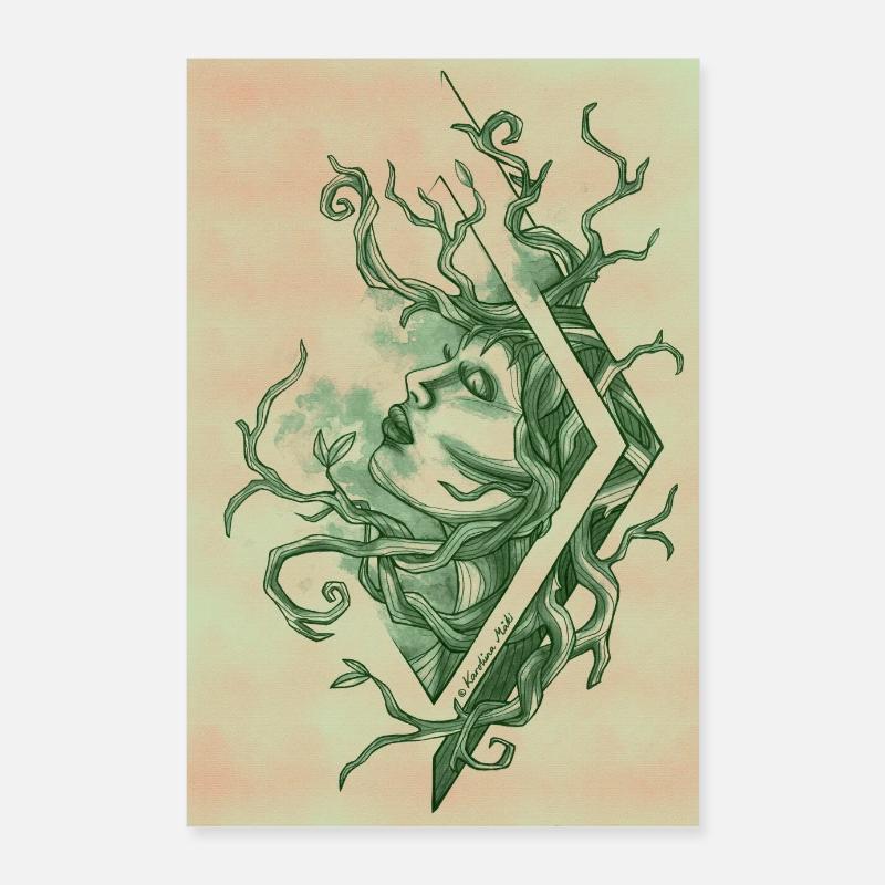 The birth of nature Poster 24" x 35" (60x90 cm)